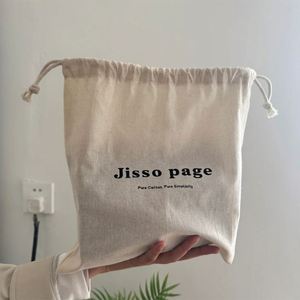 Direct Manufacturer Large Cotton Canvas Dust <b>Pouch</b> 100%Organic Cotton <b>Drawstring</b> Bag - Product Image 3