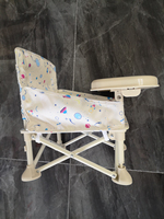 Siège pliable avec plateau et sac Portable bébé chaise d'alimentation à manger enfant en bas âge siège extérieur Logo personnalisé moderne Eco voyage à manger