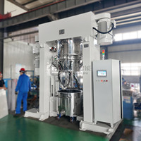 Mélangeur planétaire double sous vide YuShun 300L en acier inoxydable avec chauffage, moteur et roulement pour produits chimiques de batteries au lithium - Prix usine