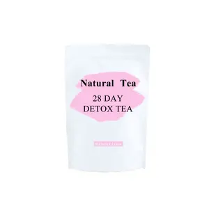 OEM 28 दिन वजन घटाने फ्लैट पेट चाय Detox हर्बल चाय