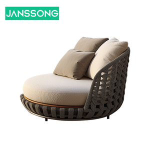 Muebles de Exterior de Mimbre de Alta Calidad para Hotel Moderno, Sofá de Ratán de Lujo para Jardín, Patio y Terraza - Product Image 6