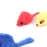 Juguete de Peluche de Ratón de Dibujos Animados de 5 cm para Gatos