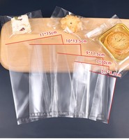Sacs d'emballage alimentaire plats jetables en CPP imprimés par gravure avec logo personnalisé QZD pour biscuits flocons de neige et gâteaux de lune