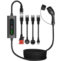 Chargeur portable OEM pour voiture électrique EV Type 2 Home Essential Station de charge portable EV avec câble de charge 16A blanc/noir