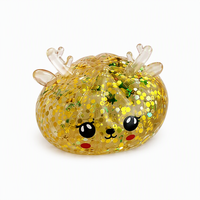 Coffret Mystère de Noël Squishy Bun – Jouet Anti-Stress Super Rebondissant, Extensible, Pailleté, à Remontée Lente, Surprise et Apaisant pour l'Anxiété