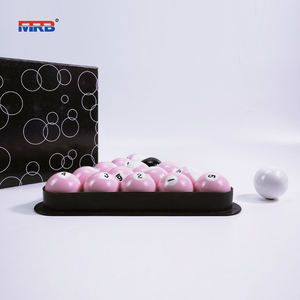 Bolas <span class=keywords><strong>de</strong></span> <span class=keywords><strong>Billar</strong></span> <span class=keywords><strong>de</strong></span> Superficie Lisa y Color Brillante - Juego <span class=keywords><strong>de</strong></span> 16 Bolas <span class=keywords><strong>de</strong></span> <span class=keywords><strong>Billar</strong></span> Rosa y Blanco para Salas <span class=keywords><strong>de</strong></span> <span class=keywords><strong>Billar</strong></span> - Product Image 4