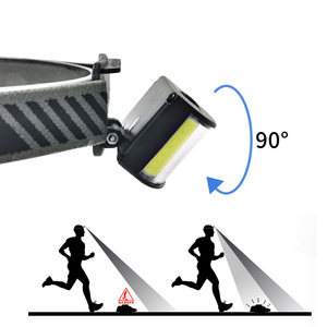 Lampe frontale Skywolfeye COB 2000mAh rechargeable LED réglable étanche pour course à pied et pêche en extérieur - Product Image 4