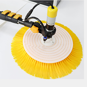 Robot de nettoyage de panneaux solaires automatique portable pour <span class=keywords><strong>toiture</strong></span>, machine de nettoyage électrique photovoltaïque avec <span class=keywords><strong>brosse</strong></span> <span class=keywords><strong>rotative</strong></span> pour vitres - Product Image 1