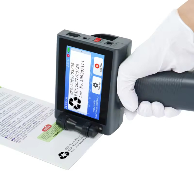 Uyin T20 Portable 25.4mm Card Printer Intelligent Mini Handheld Inkjet Printer All Surface Thermal Date Logo Text Batch Printing