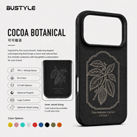 Coques de téléphone écologiques en TPU naturel moucheté et paille de blé, antichoc, gaufrées et peintes, biodégradables pour 18 17 16 15 Pro Max