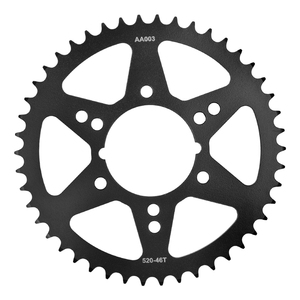 Pignon arrière de <span class=keywords><strong>moto</strong></span> 700CC en acier carburé 520-46T pour CF <span class=keywords><strong>Moto</strong></span> Road <span class=keywords><strong>650</strong></span> <span class=keywords><strong>GT</strong></span> 650NK état neuf - Product Image 3