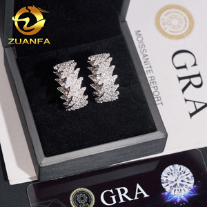 Custom Hip Hop Thorns Iced Out 925 Sterling Silver Fine Jewelry Cuban Diamond Mossanite Moissanite <strong>Ring</strong> <strong>for</strong> <strong>Men</strong> - Product Image 3