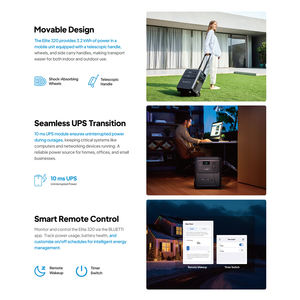 BLUETTI สถานีไฟฟ้าพกพา 1800W 2kw 2700W ความจุ 3200Wh พร้อมอินเวอร์เตอร์  คลังสินค้าที่ดีที่สุดในสหราชอาณาจักร สหภาพยุโรป และสหรัฐอเมริกา - Product Image 3