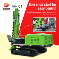 Machine de forage hélicoïdale robuste avec moteur Yuchai 4105ZY, pour le tassage de pieux en terre et la pose de spirales de fondation dans les sols durs et rocheux