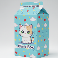 Boîte surprise imprimée pour figurines et emballages cadeaux