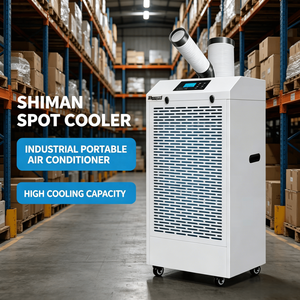 เครื่องปรับอากาศแบบเคลื่อนย้ายได้สำหรับอุตสาหกรรม ขนาด 1000W 220V 400m³/ชม. พร้อมสารทำความเย็น ขายส่ง - Product Image 4