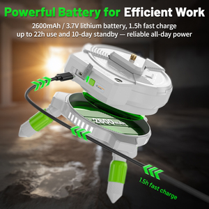 Adaptateur pour niveau laser <span class=keywords><strong>Huepar</strong></span> AT5, base rotative électrique réglable à 360 degrés, réglage de la hauteur, indicateurs lumineux LED - Product Image 3