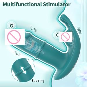 Vibrador de bala multifrecuencia con Control remoto inalámbrico de alimentación USB, vibrador de cama de doble extremo con doble punto G, clítoris, conejo, caracol - Product Image 4