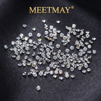 MEETMAY Premium Küçük Boy Gevşek Laboratuvarda Yetiştirilmiş Elmaslar Takı Aksesuarları CVD HPHT DEF VS VVS Beyaz Hızlı Kargo Bol Stok