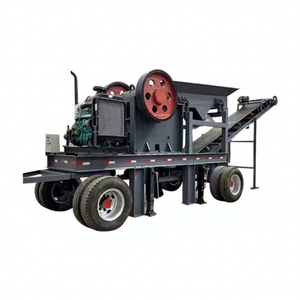 Good Use Small Stone Crusher <b>Machine</b> Mobile Jaw Crusher with diesel for Sale - Product Image 1