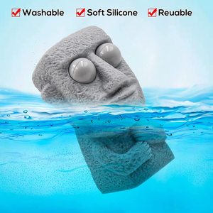 Giocattolo Antistress Divertente e Originale a Forma di Uomo di Pietra, Giocattolo Decompressione Rimbalzante, Regalo di Halloween Divertente, Vendita all'Ingrosso - Product Image 5