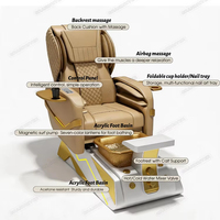 Chaises de pédicure spa pour salon de beauté, best-seller, avec massage et dossier inclinable réglable