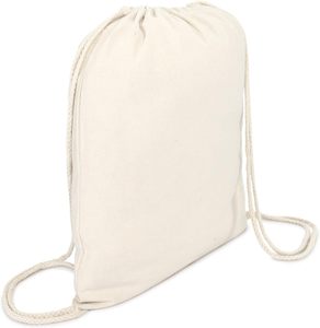 Custom Logo Outing Laundry <strong>Lunch</strong> School Camping Reusable Canvas <strong>Backpack</strong> Beige Printed Drawstring <strong>Bags</strong> - Product Image 4
