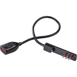 Cable de Extensión Rosi de 3m, Plano, 10A, 2P+T, Enchufe Negro C20, PVC, 250V, RS92039 - Product Image 1