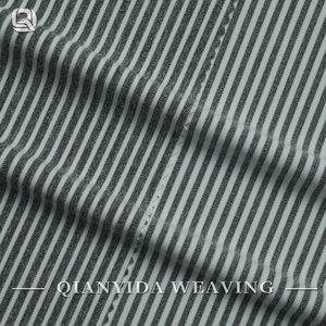 3#16*16 Heather Grey <strong>Striped</strong> Polyester-Spandex <strong>Elastic</strong> <strong>Fabric</strong>-80% Polyester 20% Spandex, Skin-friendlySport Top <strong>Fabric</strong> - Product Image 4