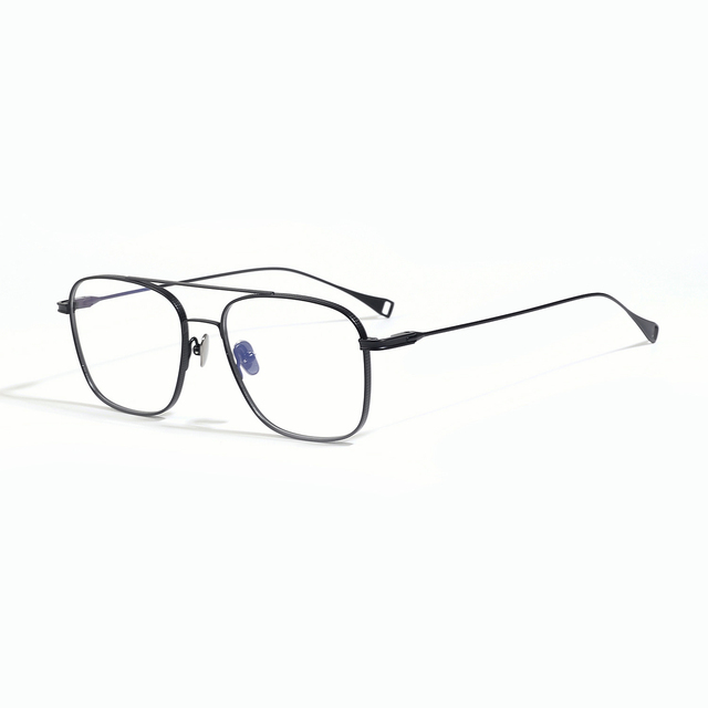 Titanium Alloy Eyeglass Frame Unisex Diamond Anti-blue Light Prescription Glasses Chinese Optical Eyeglass Frame Manufacturer