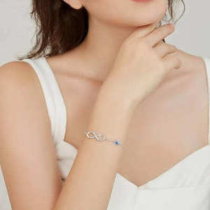 Hot Sale Trendy <b>Couple</b> <b>Bracelet</b> Gift Creative Colorful Diamond <b>Bracelet</b> Fashion Infinity Heart <b>Bracelets</b> for Women - Product Image 2