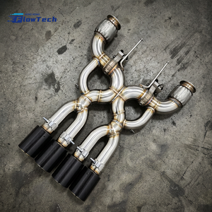 Sistema de escape de alto rendimiento, superventas, de acero inoxidable, tubo recto, Catback, para McLaren 720-765LT, sin válvula - Product Image 5