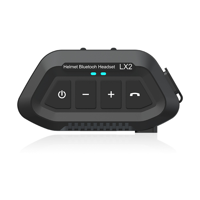 2025 LX2 Motorcycle Intercom Helmet Headset Waterproof BT5.0 Wireless Interphone Microphone for Moto Riding