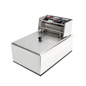 Stainless Steel Countertop Deep <b>Fryer</b> Electric Commercial Fry Basket Oil Immersion Kitchen Equipment for Restaurant - Product Image 1