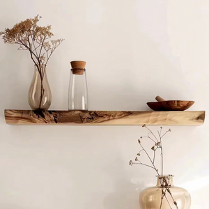 Étagère de rangement de cuisine en bois massif avec design artistique d'inspiration antique pour le rangement et la présentation de livres et de <span class=keywords><strong>CD</strong></span> - Product Image 1