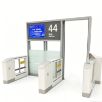 Support mural encastré rectangulaire en aluminium FIDS, durable, haute luminosité, 12V, bande LED personnalisable, aéroport, aviation