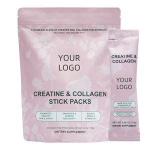 Collagene e Creatina da Erba in Stick Pack, Non OGM, Micronizzato, Pre-Allenamento, Energia e Supporto Articolare - Product Image 2