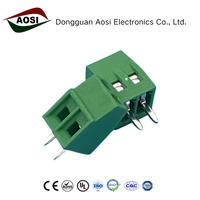 AOSI Klemmleiste DG308 Bornier à vis, pas de 2,54 mm, matériau PA66, -40~105°C, bornes PCB, connecteur 2-12P