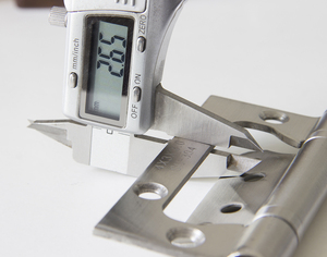 4 дюйма Концевая фреза для вырезания гнезд для распашных ворот дверные петли шлифованный никелевый дозатор из нержавеющей стали для тяжелых условий шариковый подшипник 360 Градусов Заподлицо деревянной со стеклянными дверцами - Product Image 5