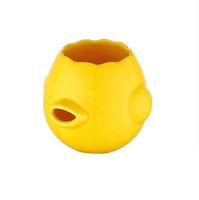 Séparateur de jaune et de blanc d'œuf en céramique, motif poussin de dessin animé créatif, gadget de cuisine pour la préparation des repas