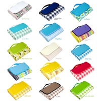 Tapis de pique-nique Oxford personnalisé imperméable, extra épais, pliable, portable, avec poignée, pour la plage, le camping en plein air et la pelouse