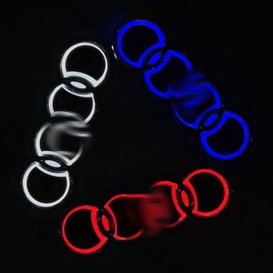 ไฟ <span class=keywords><strong>LED</strong></span> สีสันสดใสสำหรับรถยนต์ทั่วไป12V 4W 5D โลโก้ที่กำหนดเองสำหรับรถยนต์ - Product Image 4