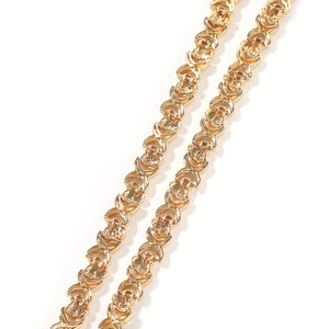 ファッションゴールドメッキXOXOヒップホップネックレス男性と女性用マイクロ舗装ジルコンハートチャームチョーカーネックレス - Product Image 6