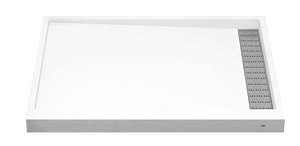 Receveur de douche rectangulaire en marbre coulé et marbre cultivé 36x48 pouces <span class=keywords><strong>S43</strong></span>, base de douche et receveur de douche - Product Image 2