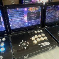 Machine de jeu d'arcade sportive en anglais de 14 pouces, rétro, rechargeable, avec pousse-pièces, console, prise américaine, boîte de jeu d'arcade KUBIXION