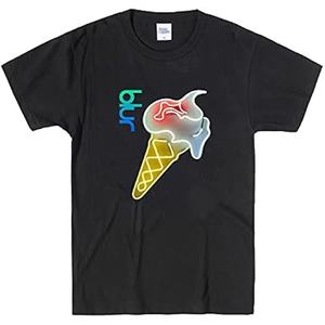 T-shirt pour homme à manches courtes, coupe droite, 100% polyester, style <span class=keywords><strong>rock</strong></span> punk britannique, New BLUR Blurred Band, 25 ans, été - Product Image 4