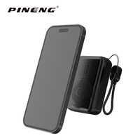 Batterie externe magnétique 2-en-1 à grande capacité 20000 mAh avec écran LED, chargeur sans fil 77 Wh à longue autonomie, charge rapide Type-C 22,5 W