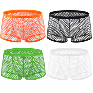 Intimo Maschile Traspirante e <span class=keywords><strong>Sexy</strong></span>, Boxer a Rete per Appuntamenti e Casa - Product Image 6