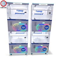 Machine à capsules Gacha personnalisable de haute qualité avec lumières clignotantes, jeu d'arcade à monnayeur