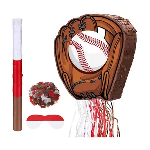 Baseball Pinata Sport ball Bunte Papier abfälle Baseball Geburtstags feier liefert Geburtstags feier Dekoration